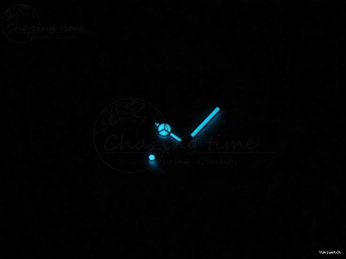 KZF Best Transparent on Phantomlab Rubber Edition VR3135 Dial Blue Light Strap White Submariner 0219